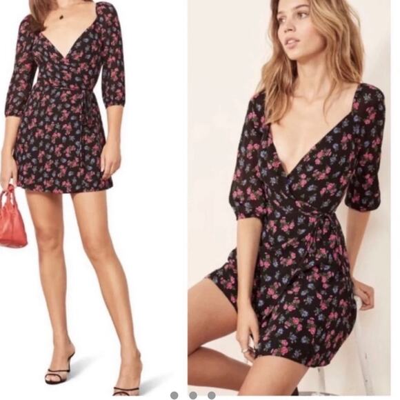 NWT - Reformation Eveleigh Wrap Dress